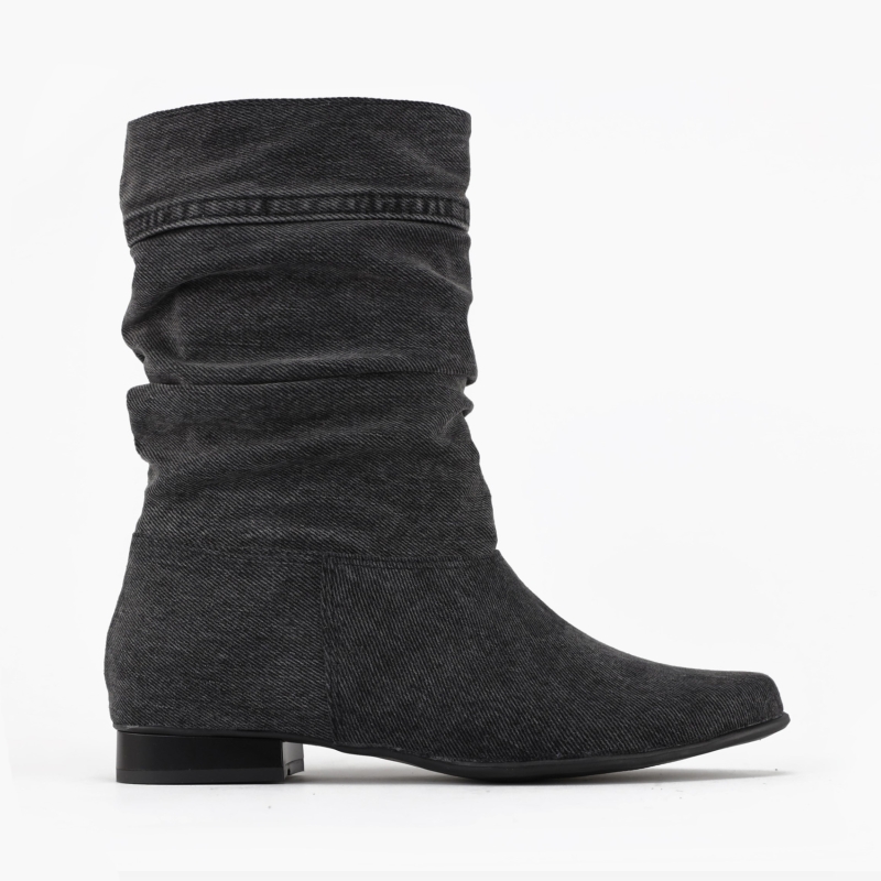 Botki Saszki  jeans czarny 10/K