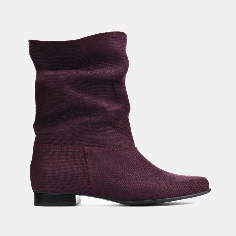 Saszki SA1 cherry-wiśnia-bordo  grubo tkany burgund