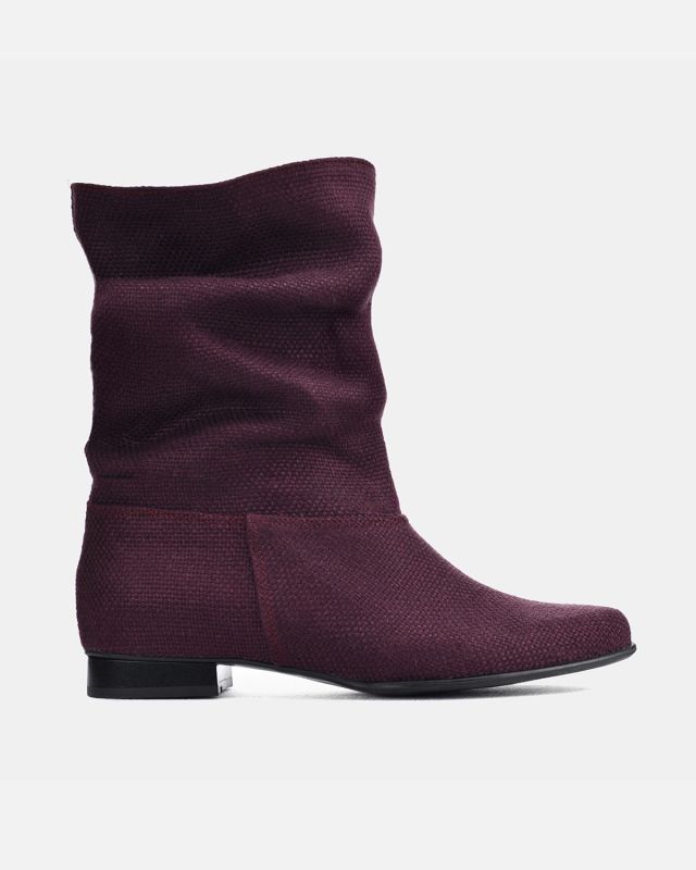 Saszki SA1 cherry-wiśnia-bordo  grubo tkany burgund