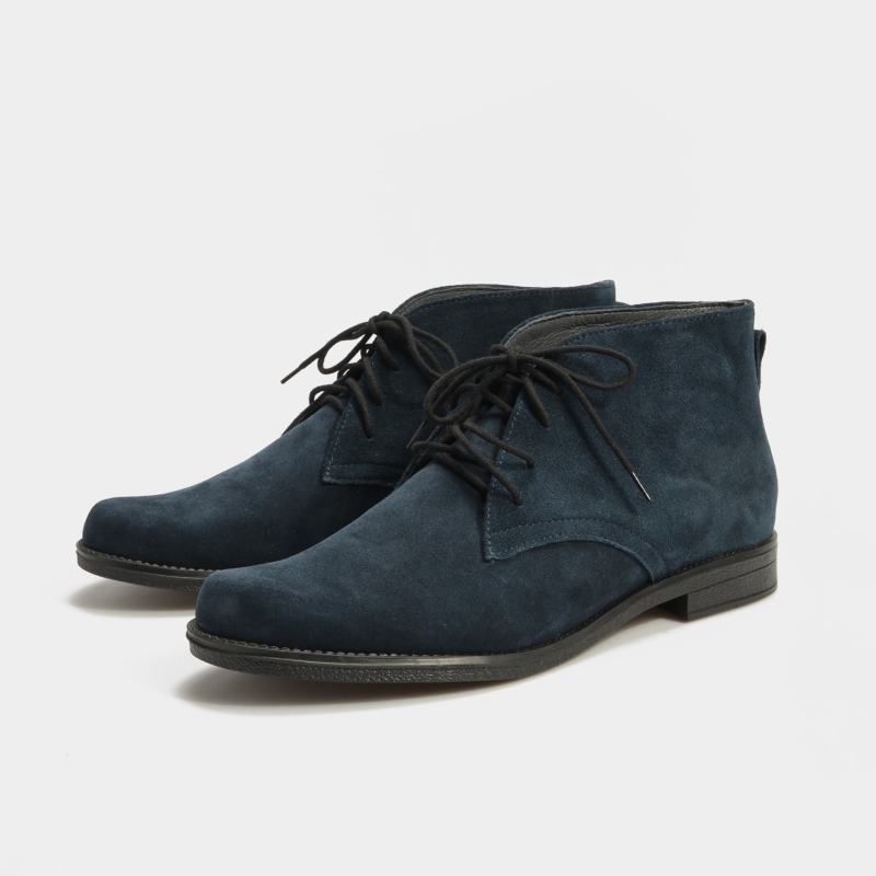 Trzewiki ALD zamsz granatowy