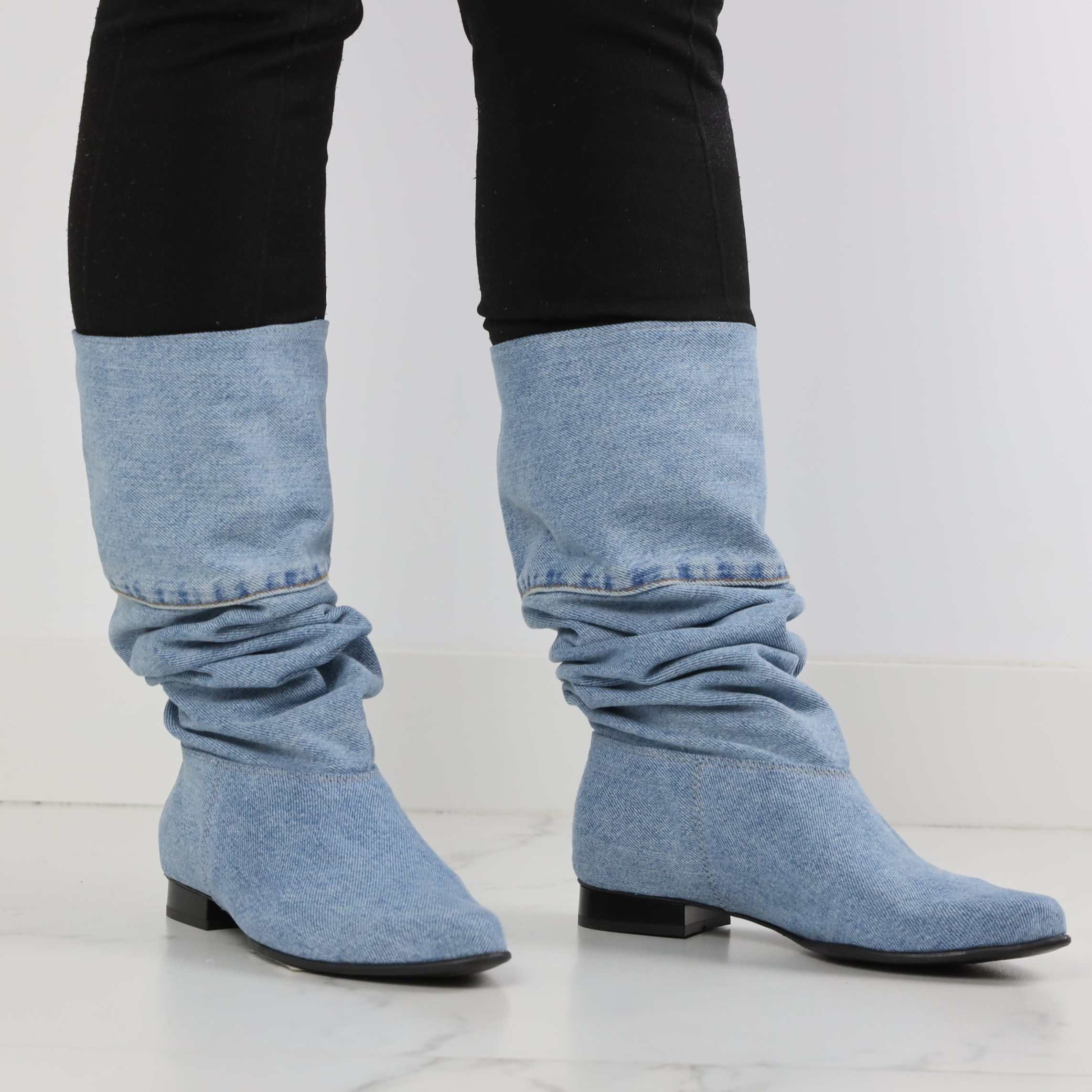 Botki Saszki  jeans POK - 15