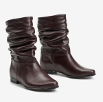 Botki Saszki SA1/S skóra licowa wiśnia