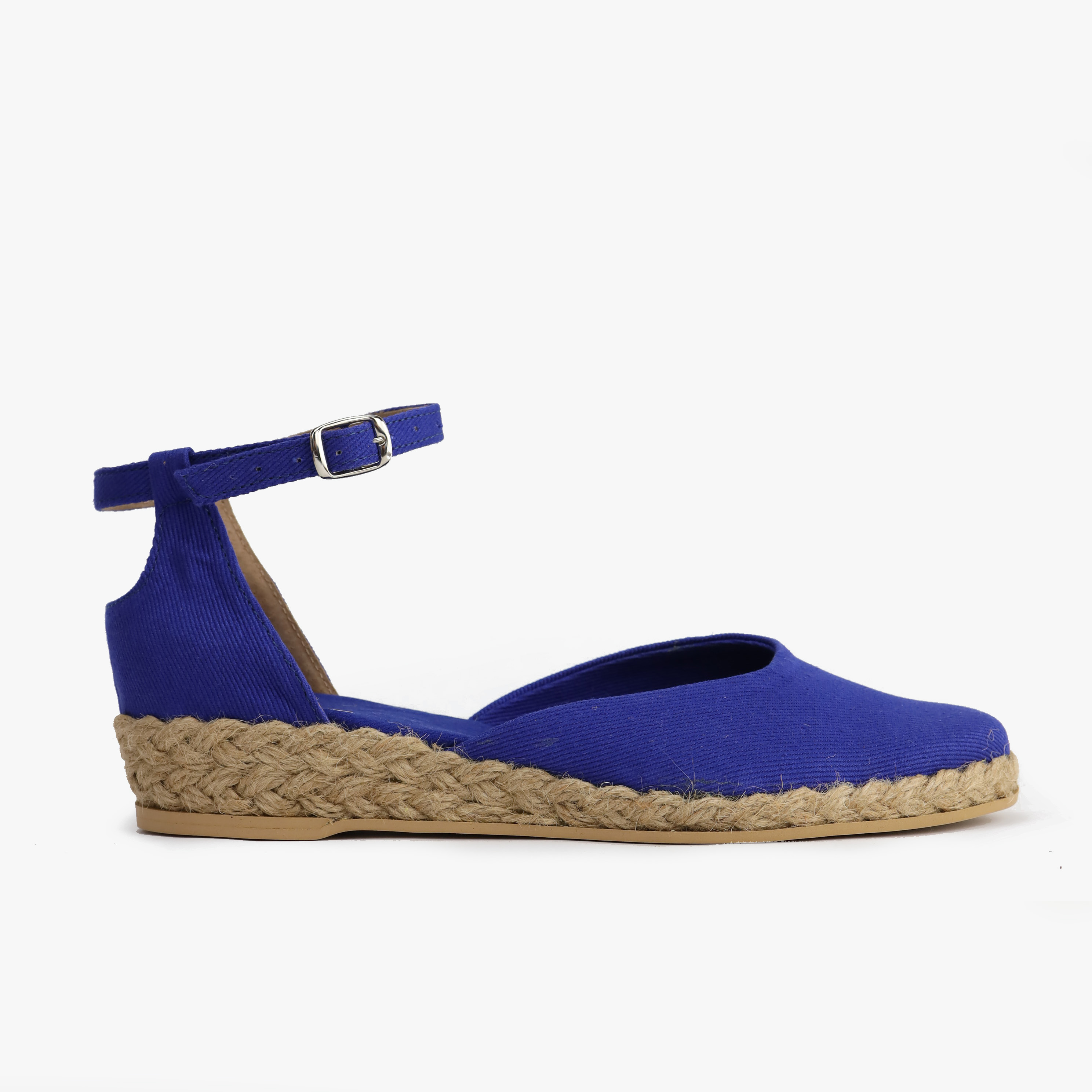 Espadryle 3 cm płaskie SP/DZ chaber/kobalt