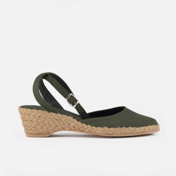 Espadryle niskie khaki 