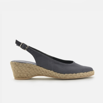  Espadryle niskie odkryte (5 cm) szare