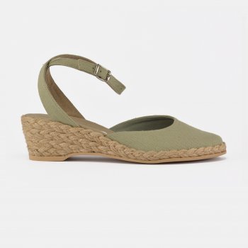 Espadryle niskie pistacja