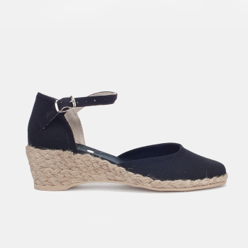 Espadryle spotykanka (5 cm) czarny OLA