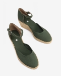 Espadryle spotykanka (5 cm) khaki Ola