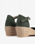Espadryle spotykanka (5 cm) khaki Ola
