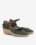 Espadryle spotykanka (5 cm) khaki Ola
