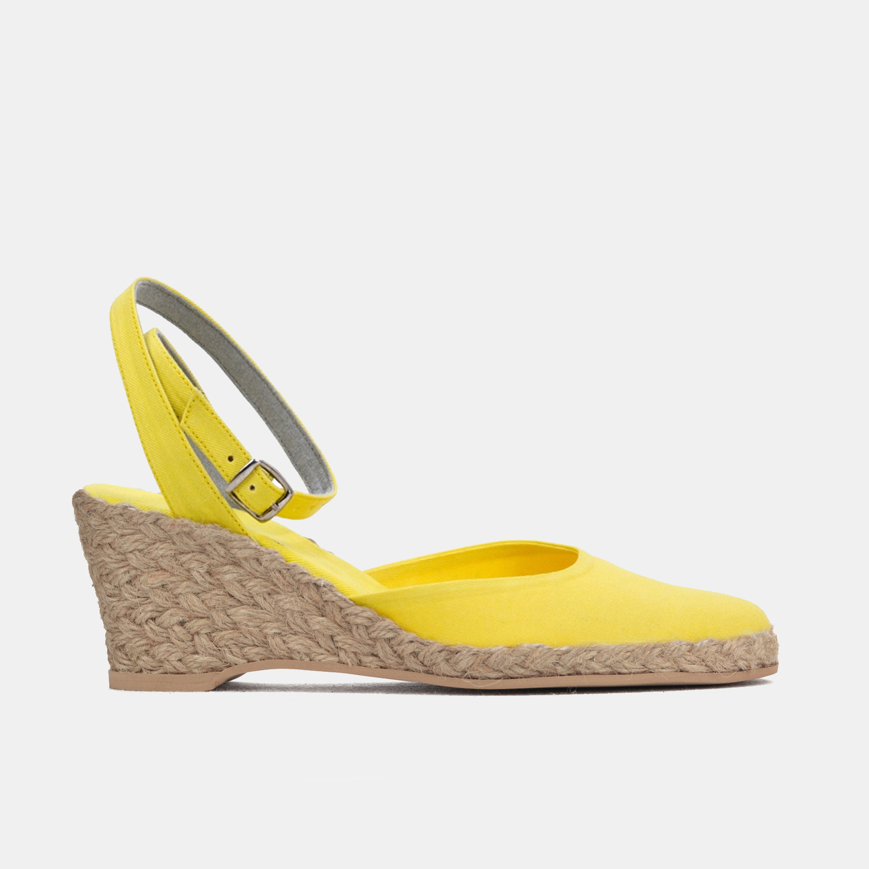Espadryle średnie żółte