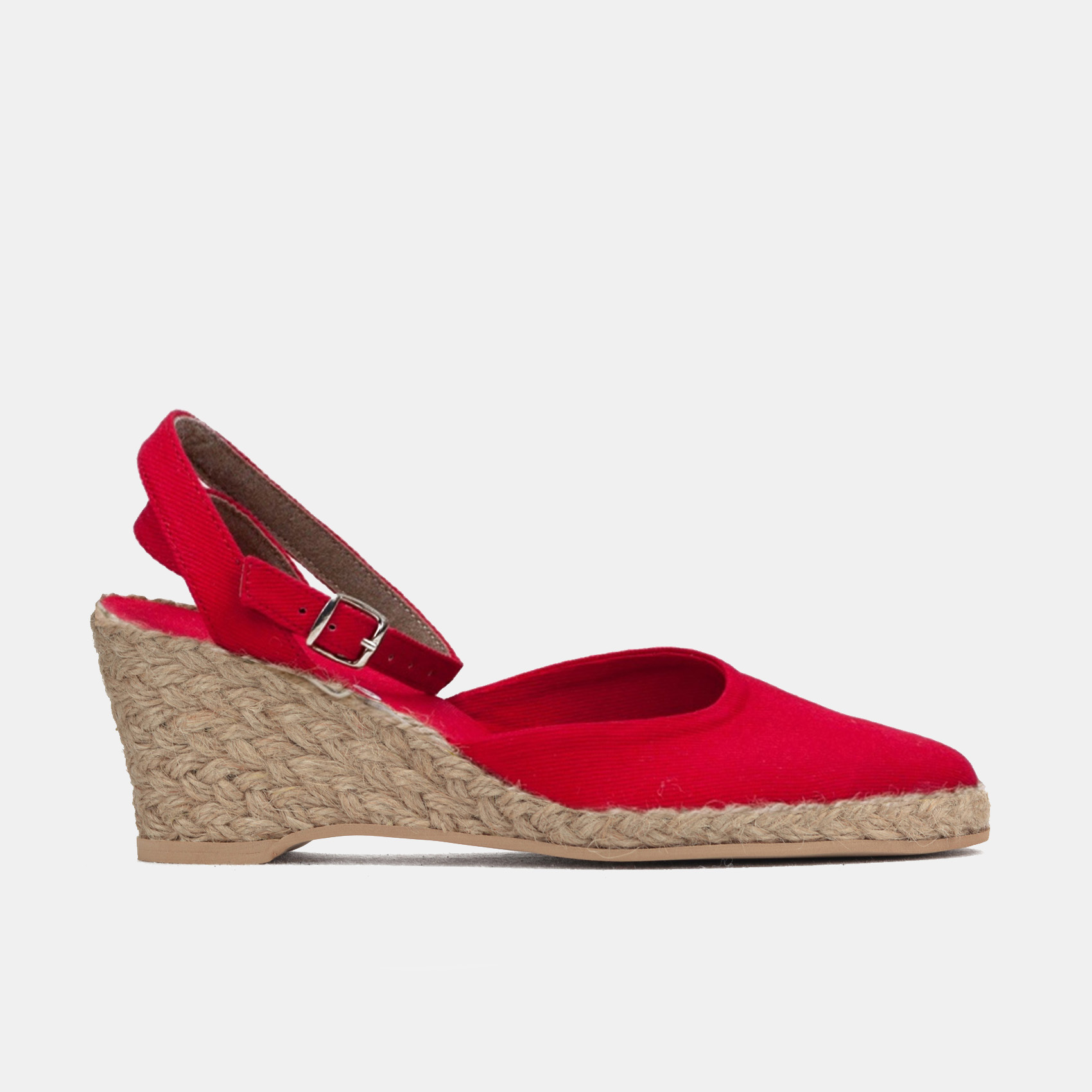Espadryle średnie czerwone