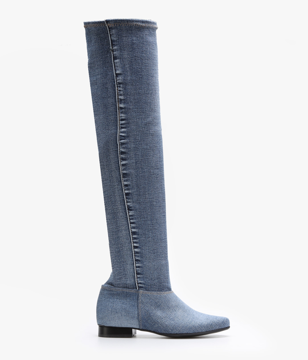  botki Saszki SA/1 jeans 2912 długie