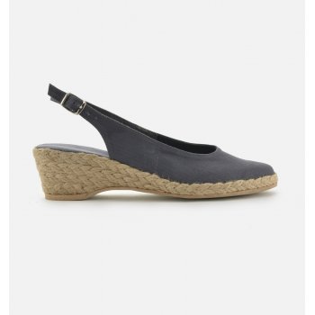  Espadryle niskie odkryte (5 cm) szare