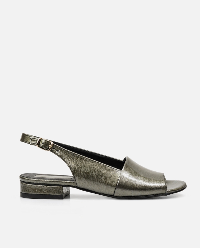 Sandały wzór 025 K brąz ciemny skóra naturalna