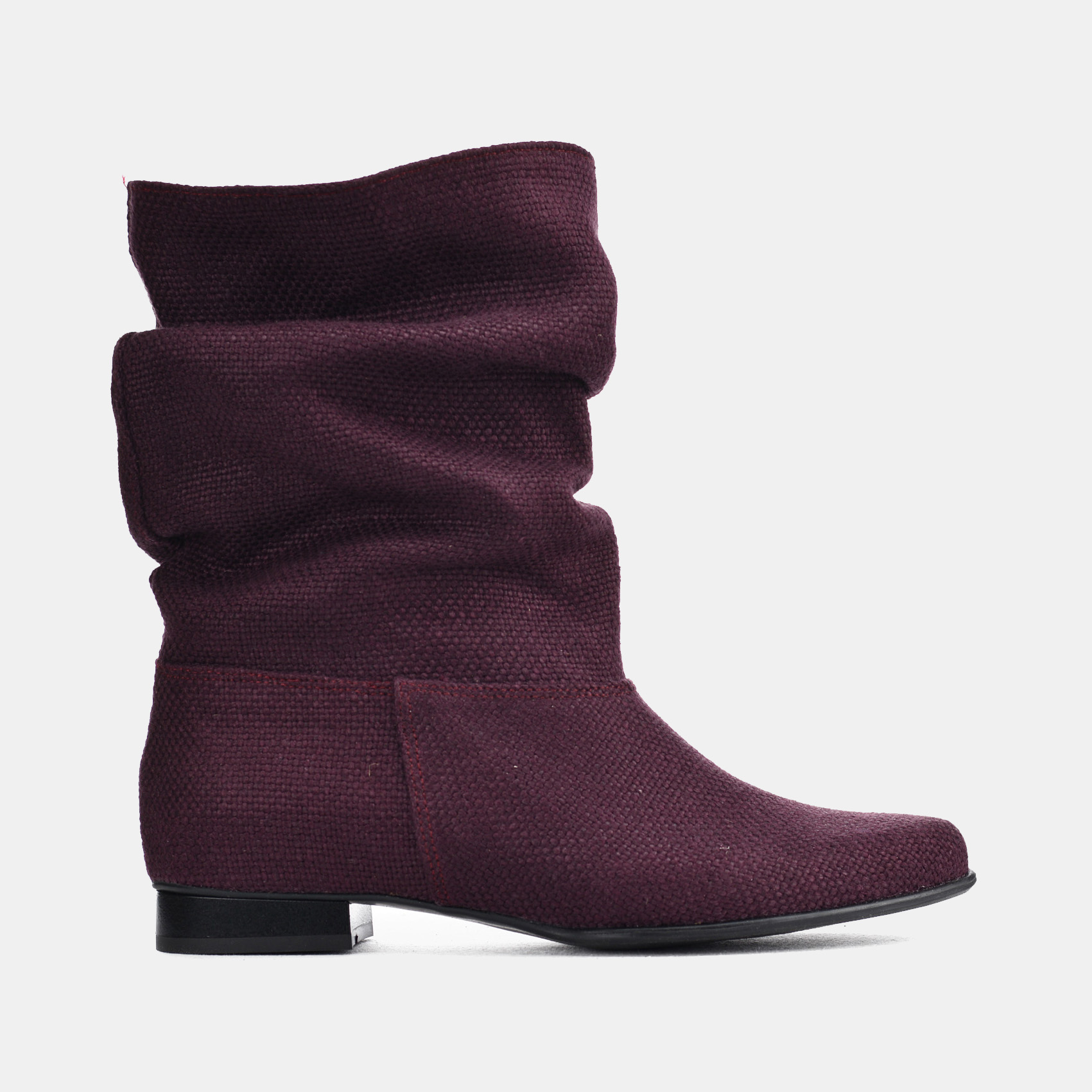Saszki SA1 cherry-wiśnia-bordo  grubo tkany burgund